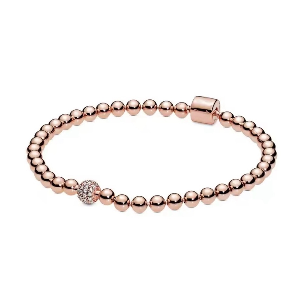Pandora Rose Gold Beaded Bracelet